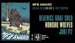 MFB-Award-Show mit Béatrice Graf Solo, Honshu Wolves, Juki P2